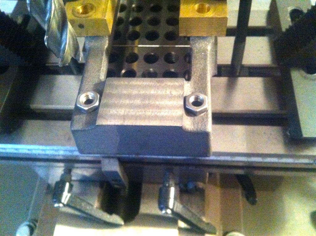 30. the sole plate fixing in position after spot facing.jpg