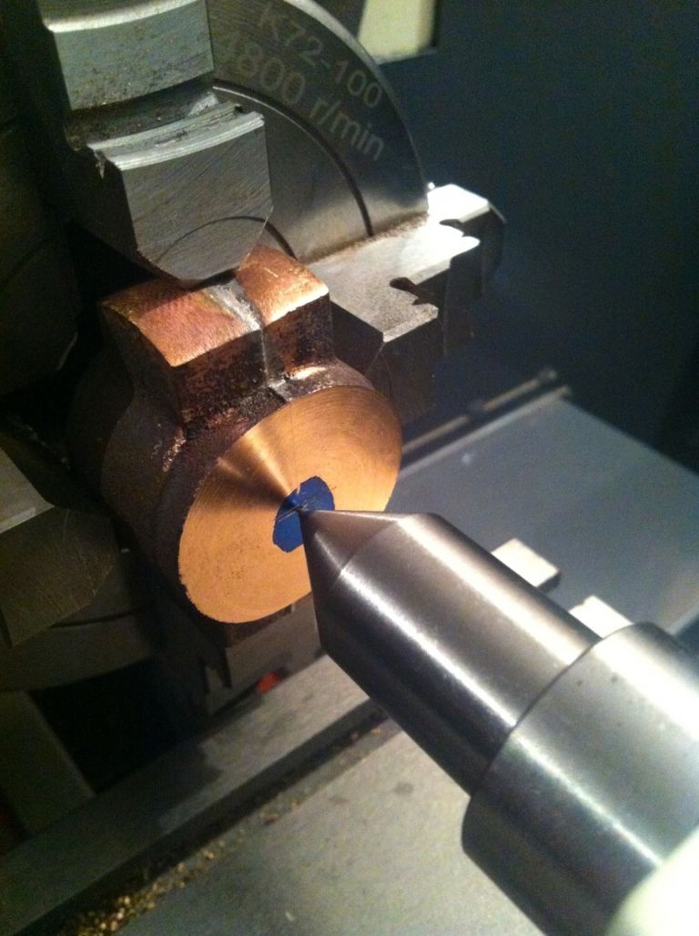 72. setting the bearing tops to run true.jpg