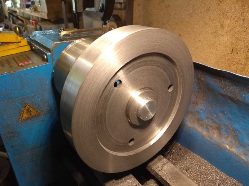 flywheel on mandrel.jpg