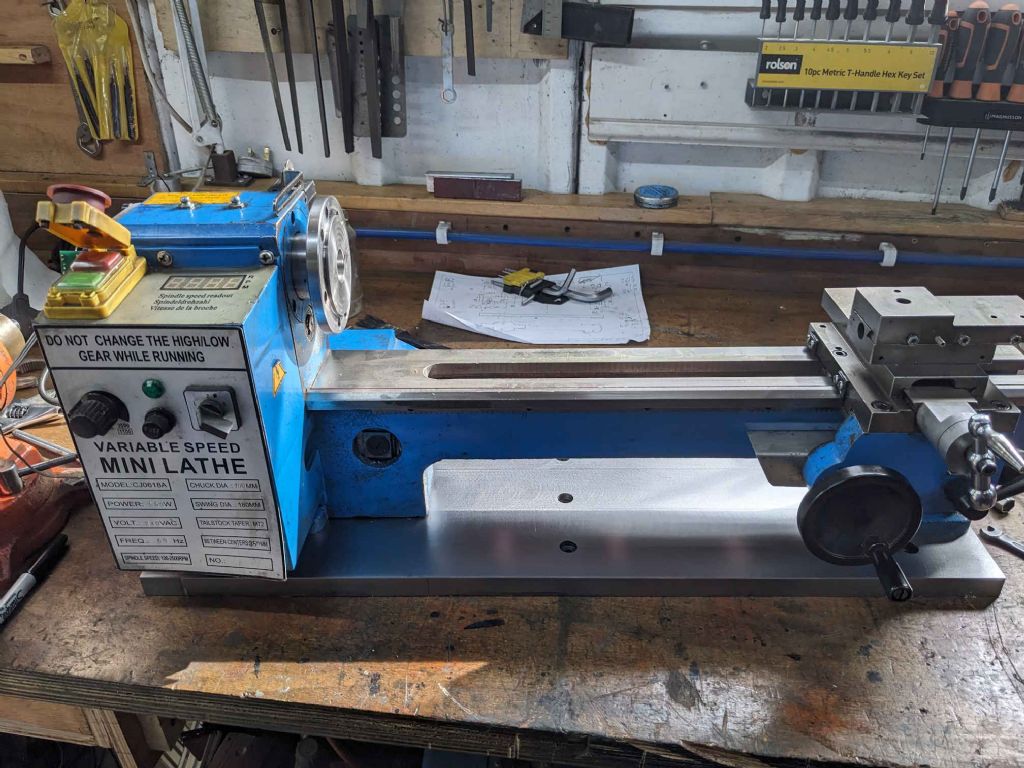 lathe level base on lathe.jpg