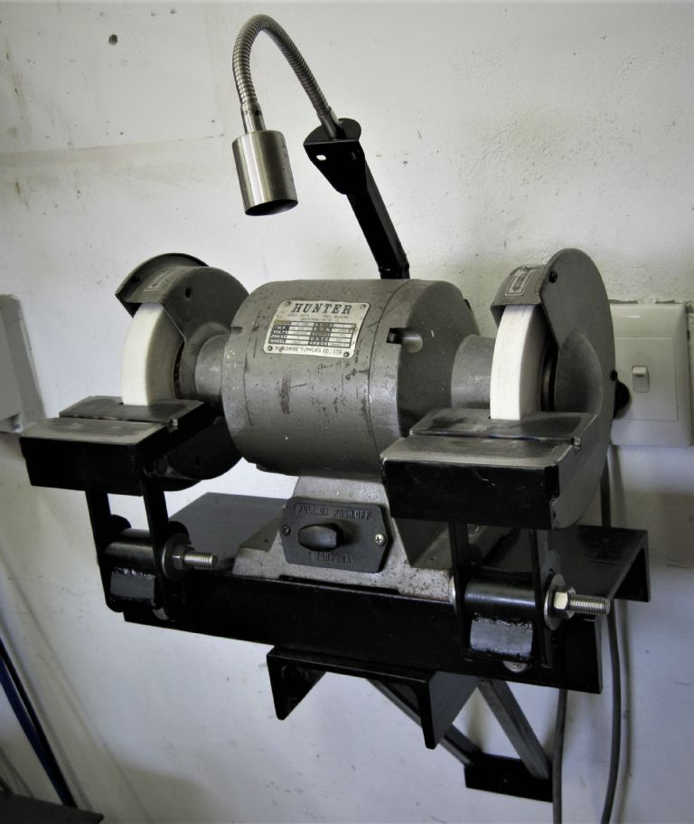 Hunter bench clearance grinder