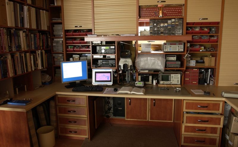 The new Electronics shack