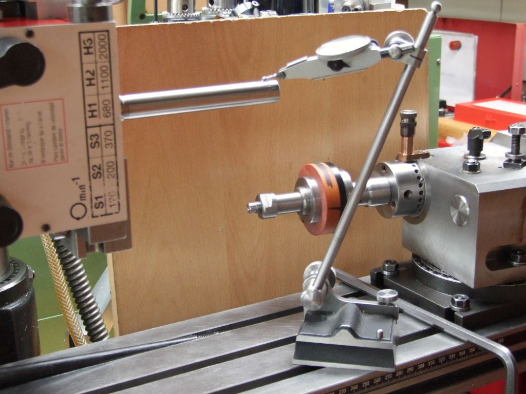 clocking test mandrel parallel with table.jpg