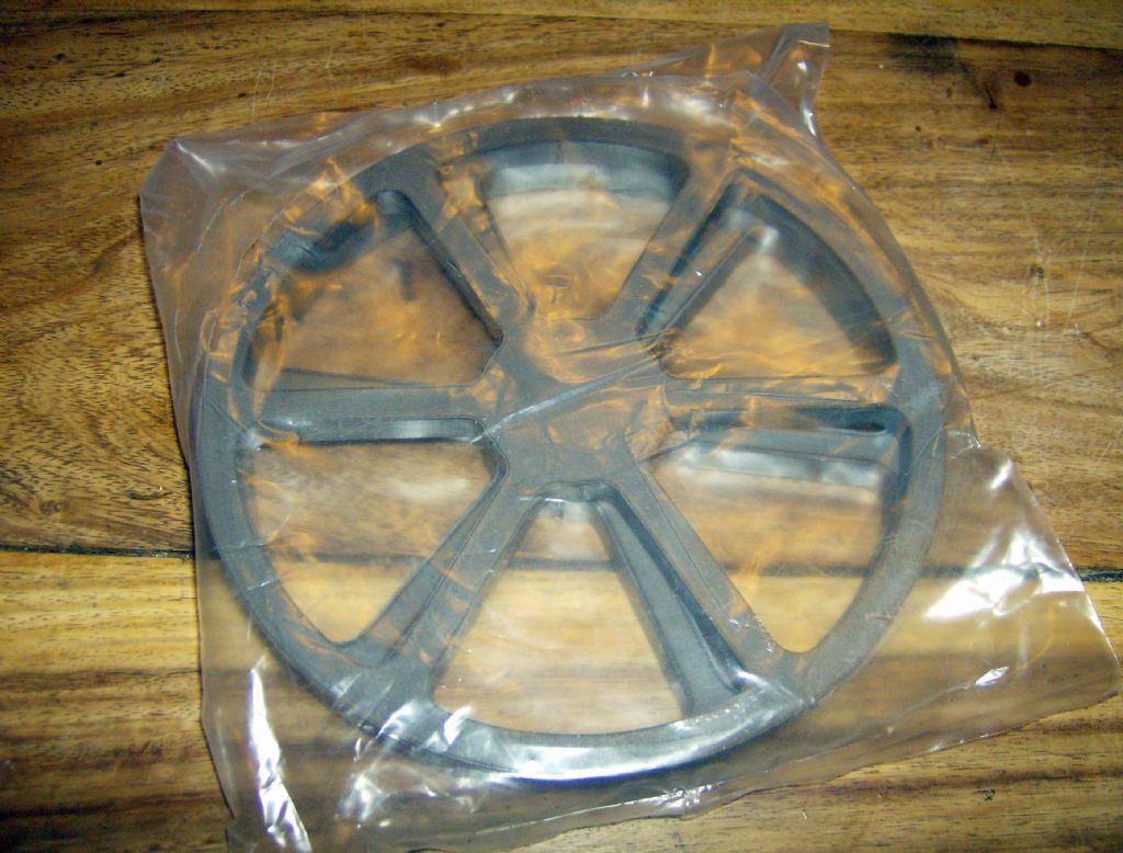 Lase cut flywheels as received