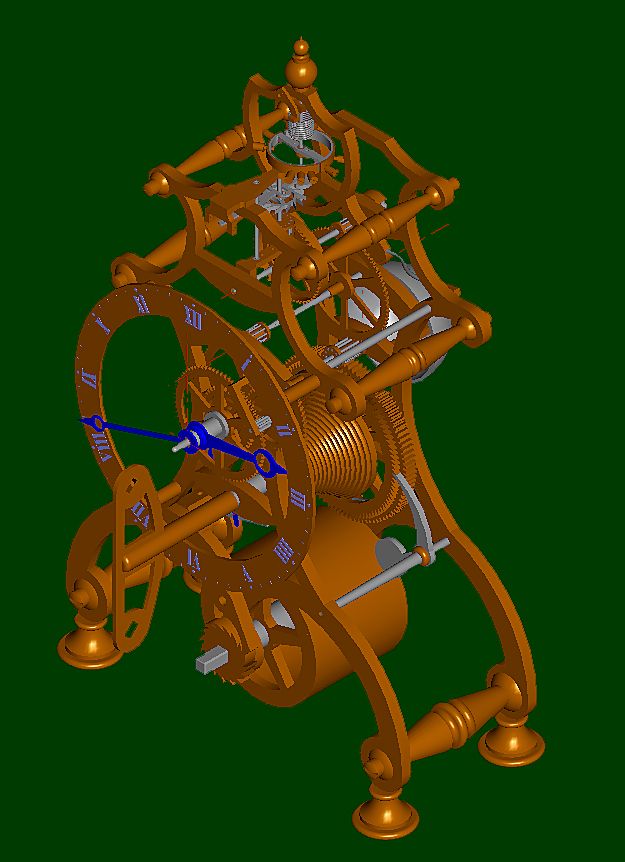 Isometric of the Whole Clock