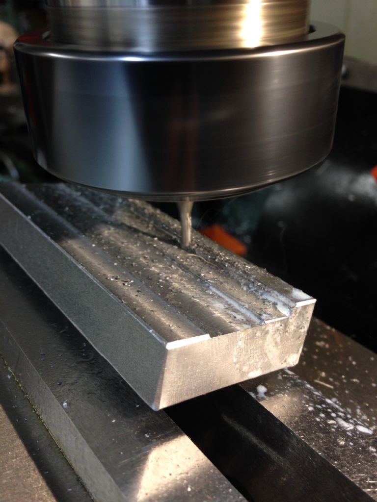 Machining the slot